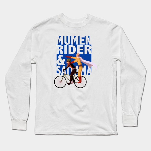 Mumen Bike Long Sleeve T-Shirt by johnasend